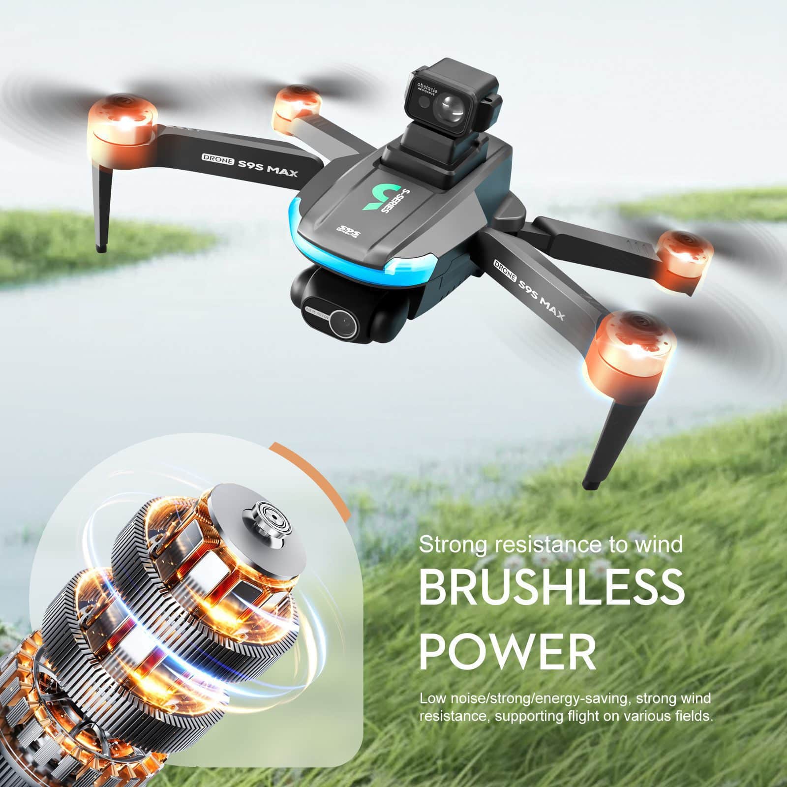 Professional GPS Drone 4K Hd Quadcopter S9S - 画像 (9)