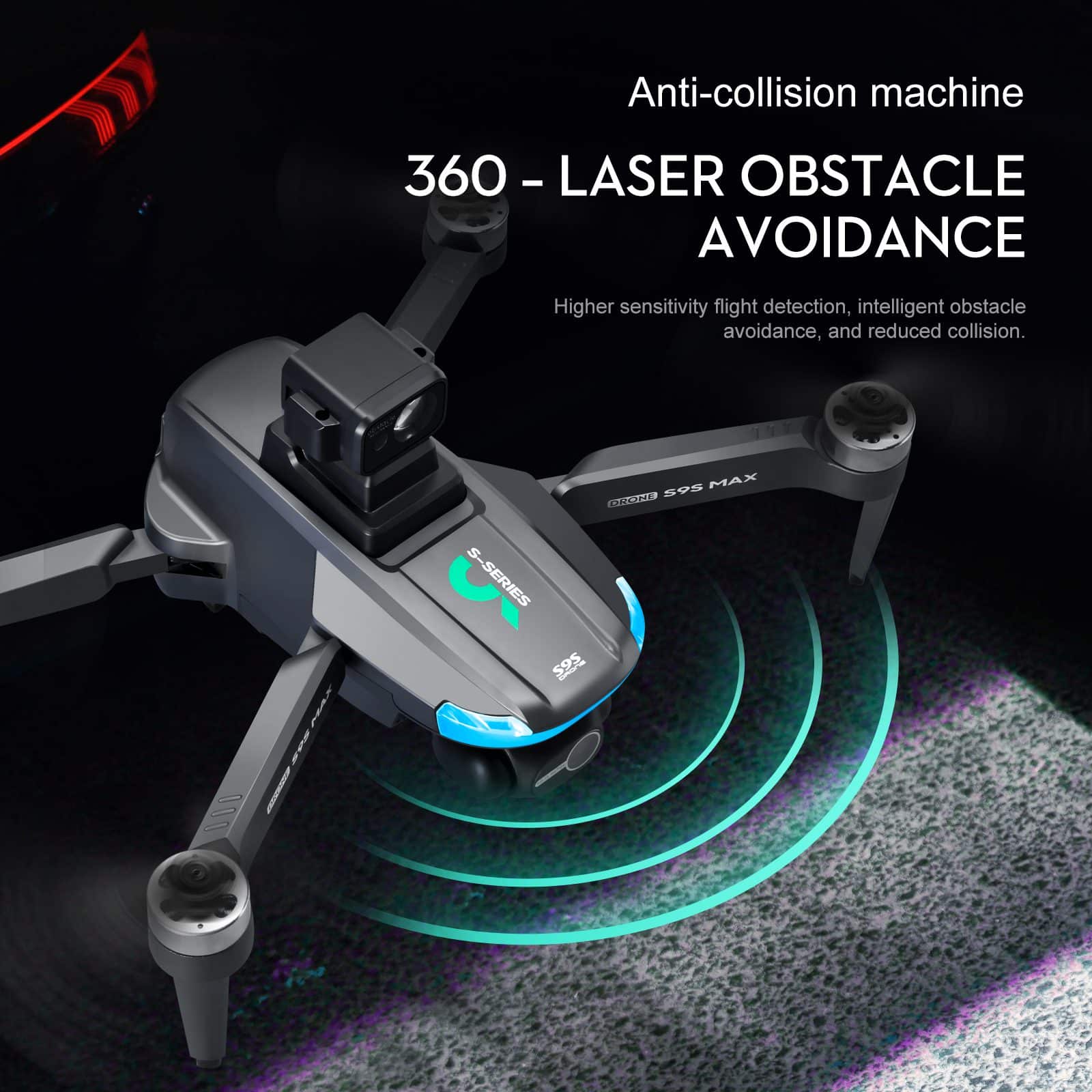 Professional GPS Drone 4K Hd Quadcopter S9S - 画像 (11)