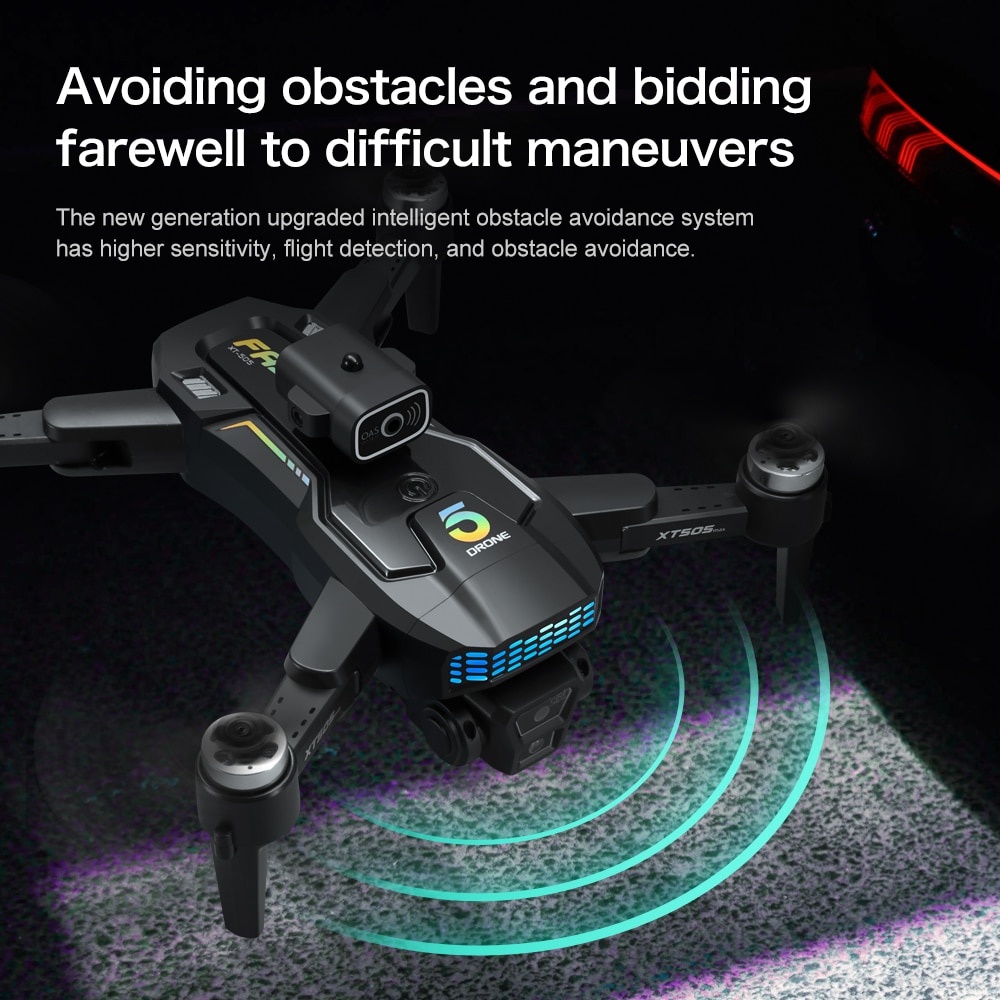 GPS Drone Cool Lights 4K HD Quadcopter XT505 - 画像 (23)