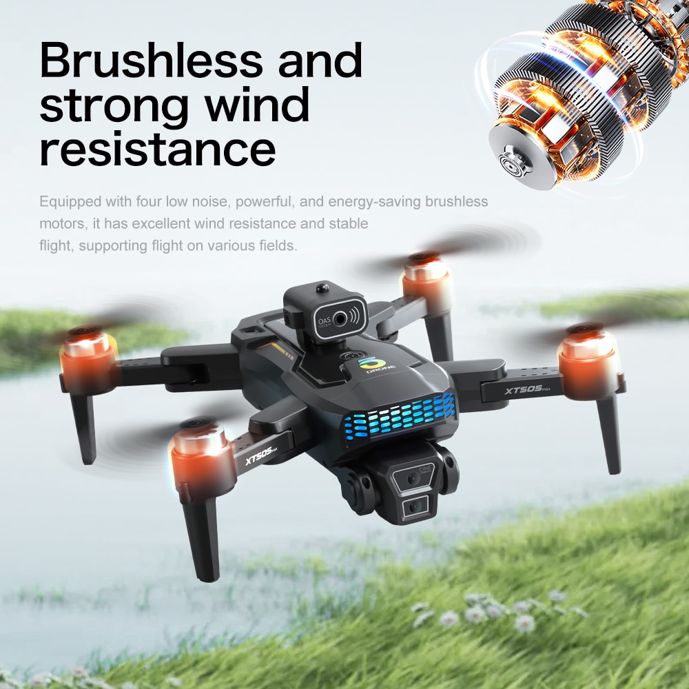 GPS Drone Cool Lights 4K HD Quadcopter XT505 - 画像 (27)