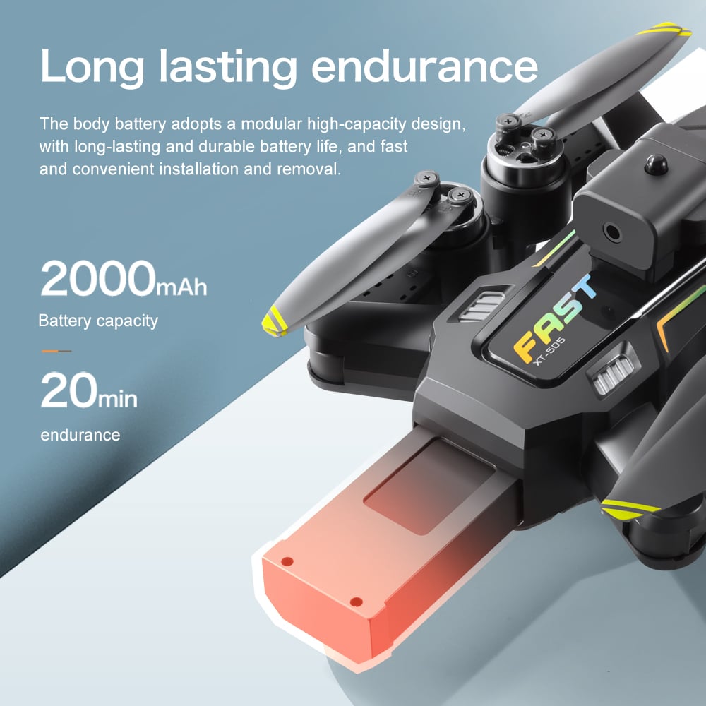 GPS Drone Cool Lights 4K HD Quadcopter XT505 - 画像 (28)