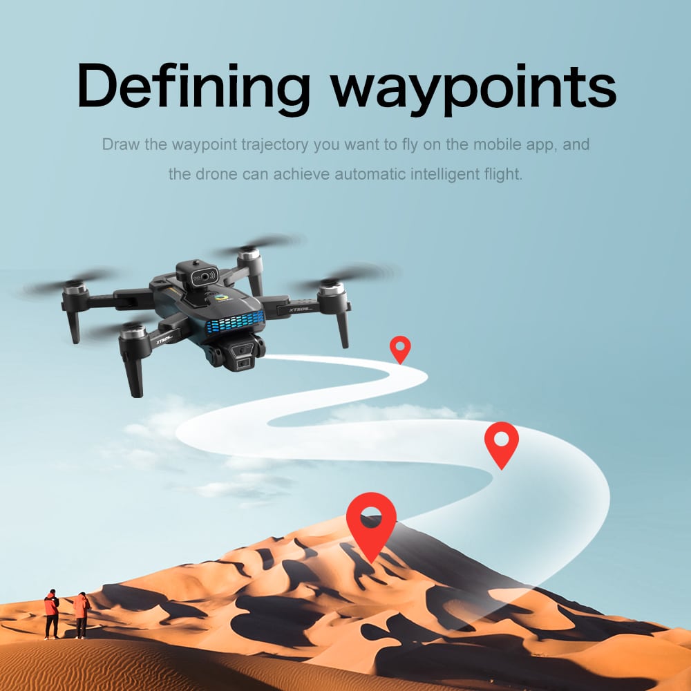 GPS Drone Cool Lights 4K HD Quadcopter XT505 - 画像 (32)
