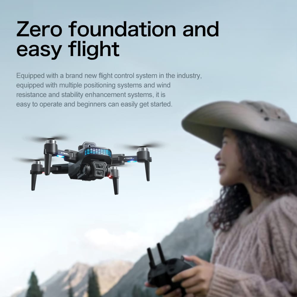 GPS Drone Cool Lights 4K HD Quadcopter XT505 - 画像 (19)