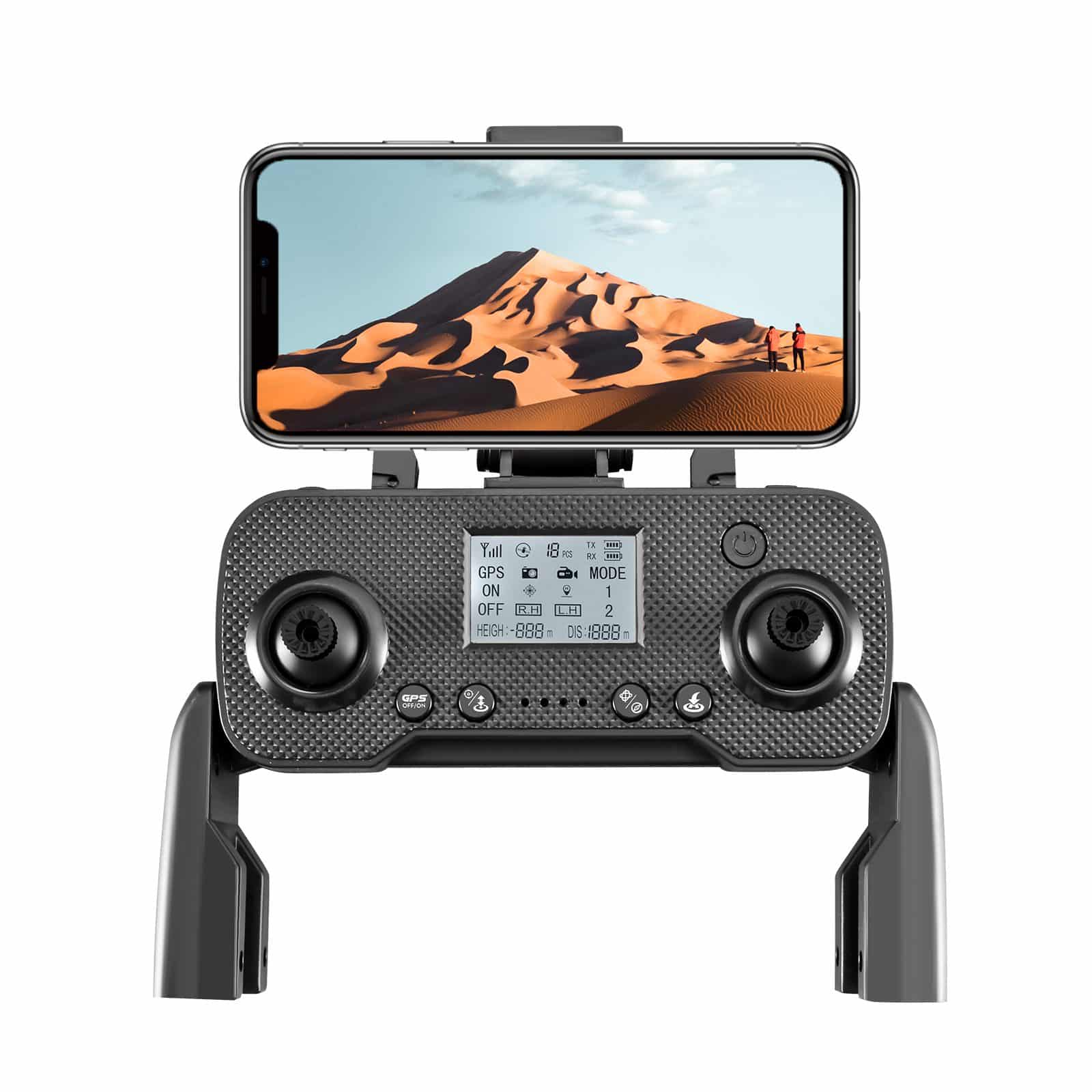 GPS Drone Cool Lights 4K HD Quadcopter XT505 - 画像 (2)