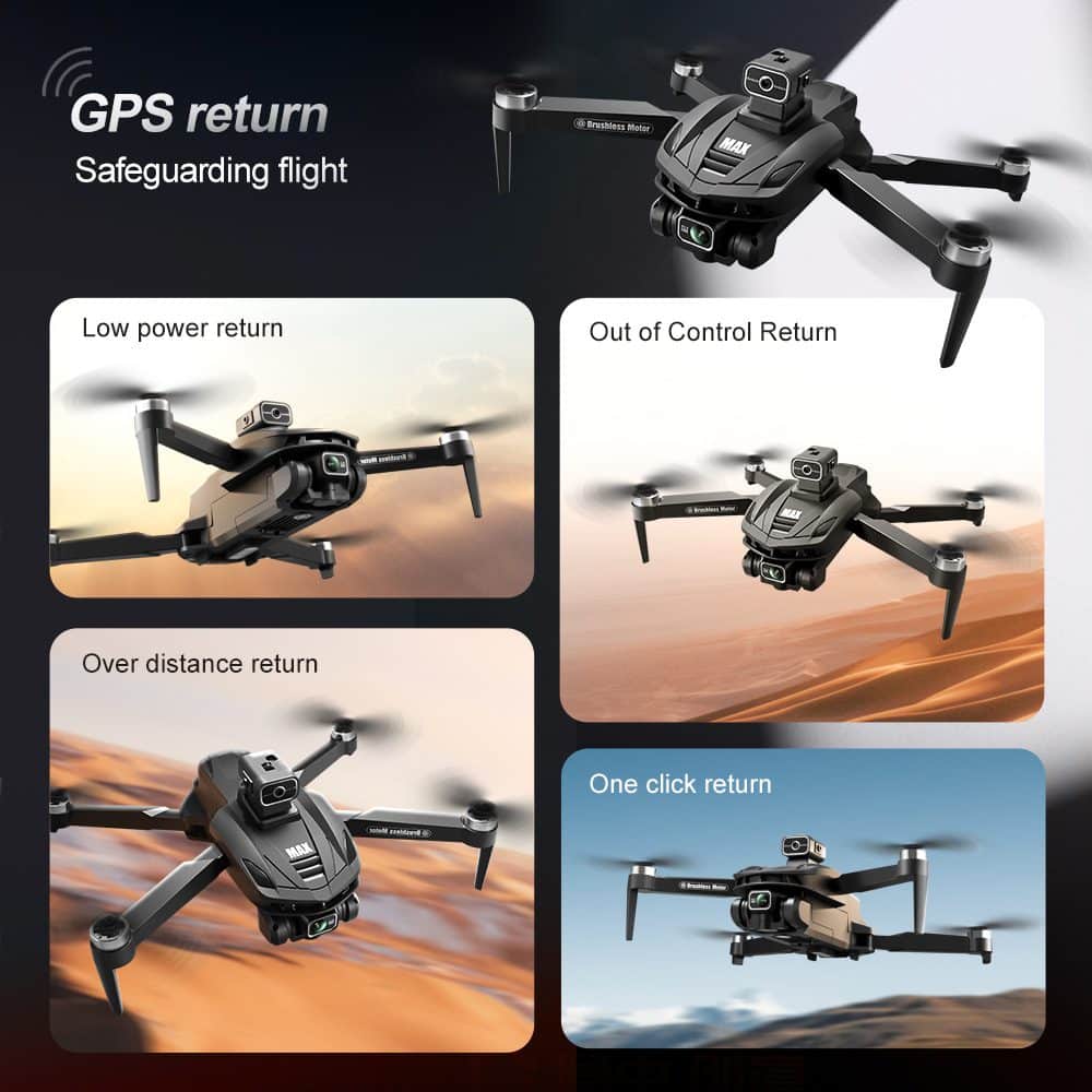 Professional GPS Drone 8k HD Camera UAV V168 - 画像 (9)
