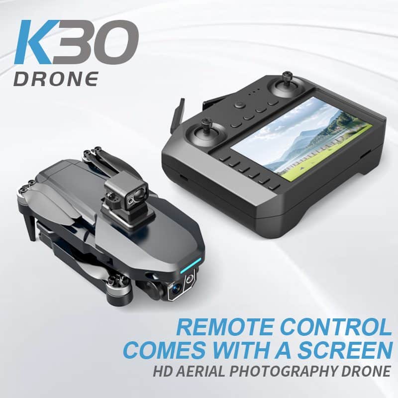 4.5 Inch Screen GPS Drone Hd Camera UAV K30 - 画像 (2)