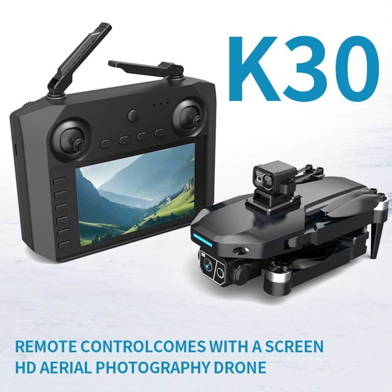4.5 Inch Screen GPS Drone Hd Camera UAV K30 - 画像 (3)