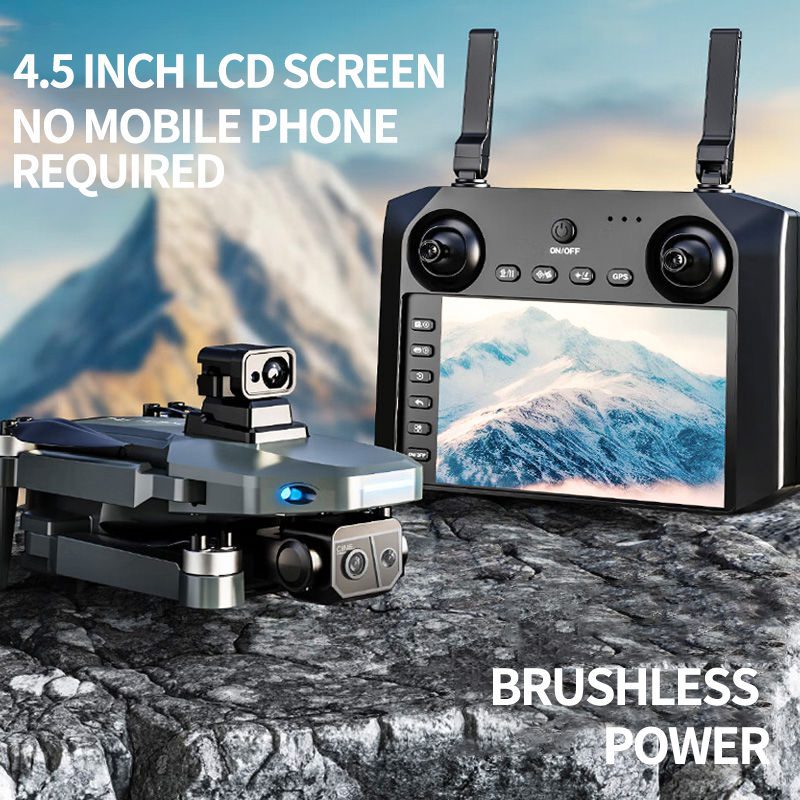 4.5 Inch Screen GPS Drone Hd Camera UAV K30 - 画像 (4)