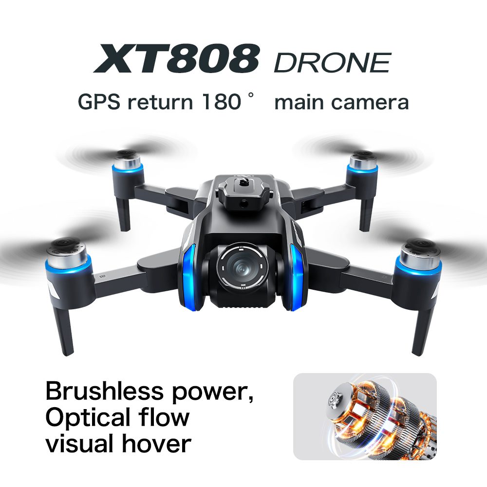 Professional GPS Drone 4K Hd Camera UAV XT808 - 画像 (9)