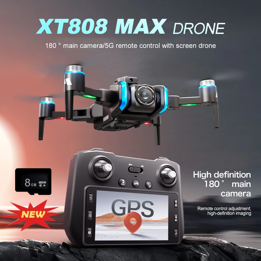 Professional GPS Drone 4K Hd Camera UAV XT808 - 画像 (6)