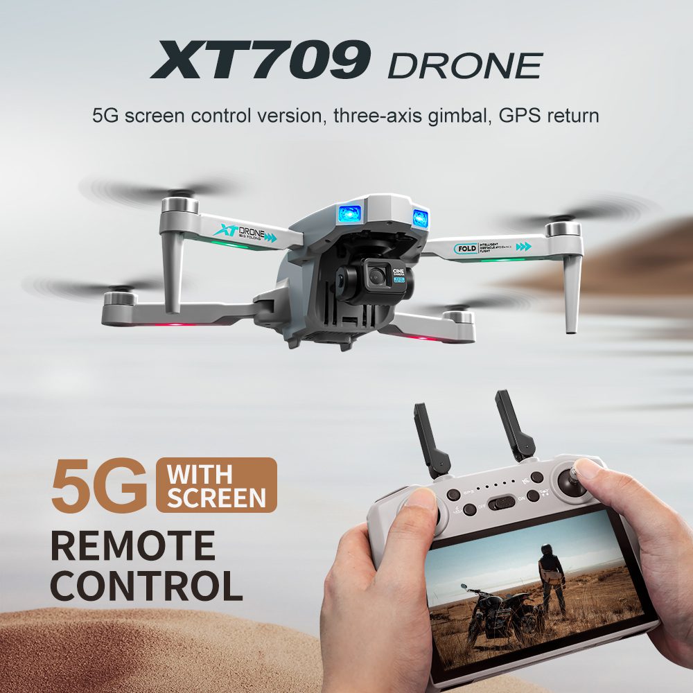 Professional GPS Drone 3-Axis Gimbal UAV XT709 - 画像 (36)