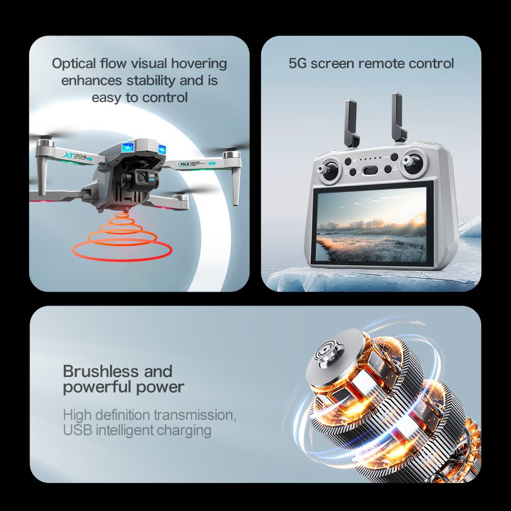 Professional GPS Drone 3-Axis Gimbal UAV XT709 - 画像 (33)