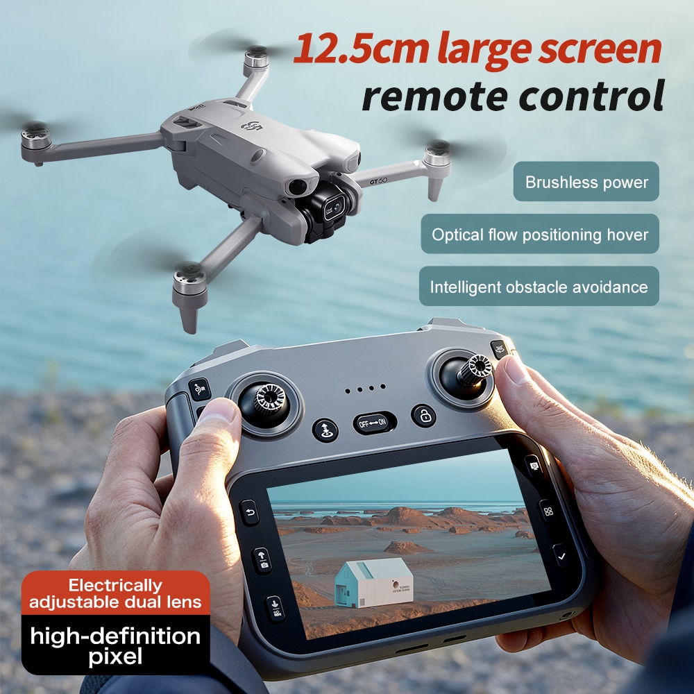 New RC Drone 4.3 Inch Screen Aircraft Toy GT50 - 画像 (3)