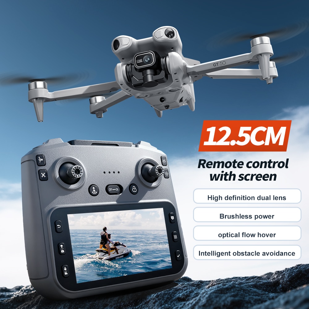 New RC Drone 4.3 Inch Screen Aircraft Toy GT50 - 画像 (4)