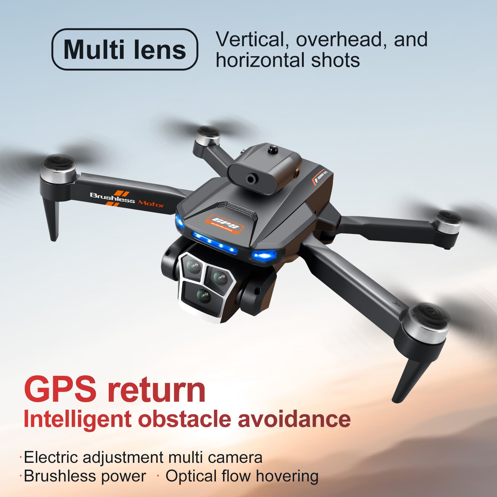 GPS Drone RC Screen 4k HD Camera UAV S158MAX - 画像 (4)