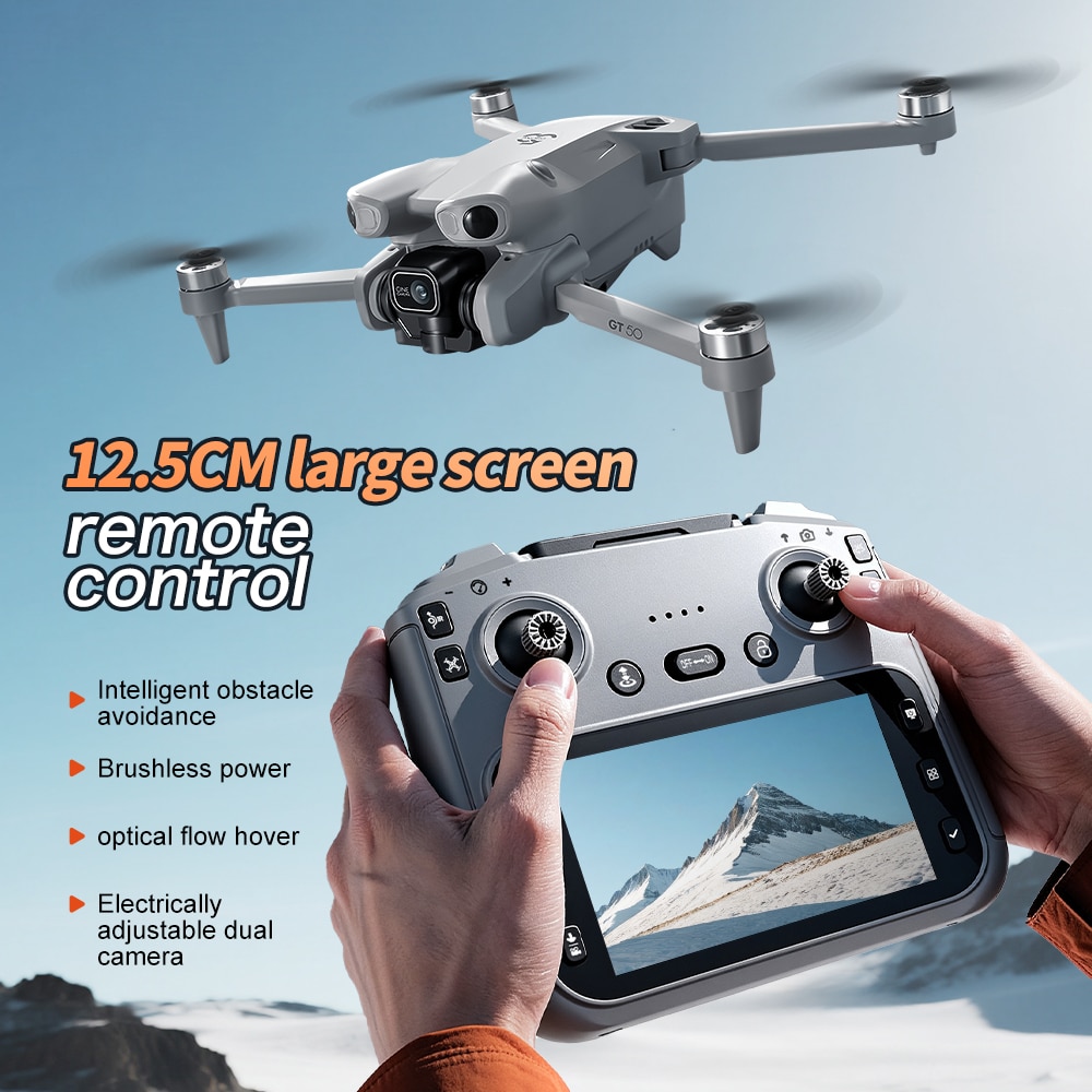 New RC Drone 4.3 Inch Screen Aircraft Toy GT50 - 画像 (5)