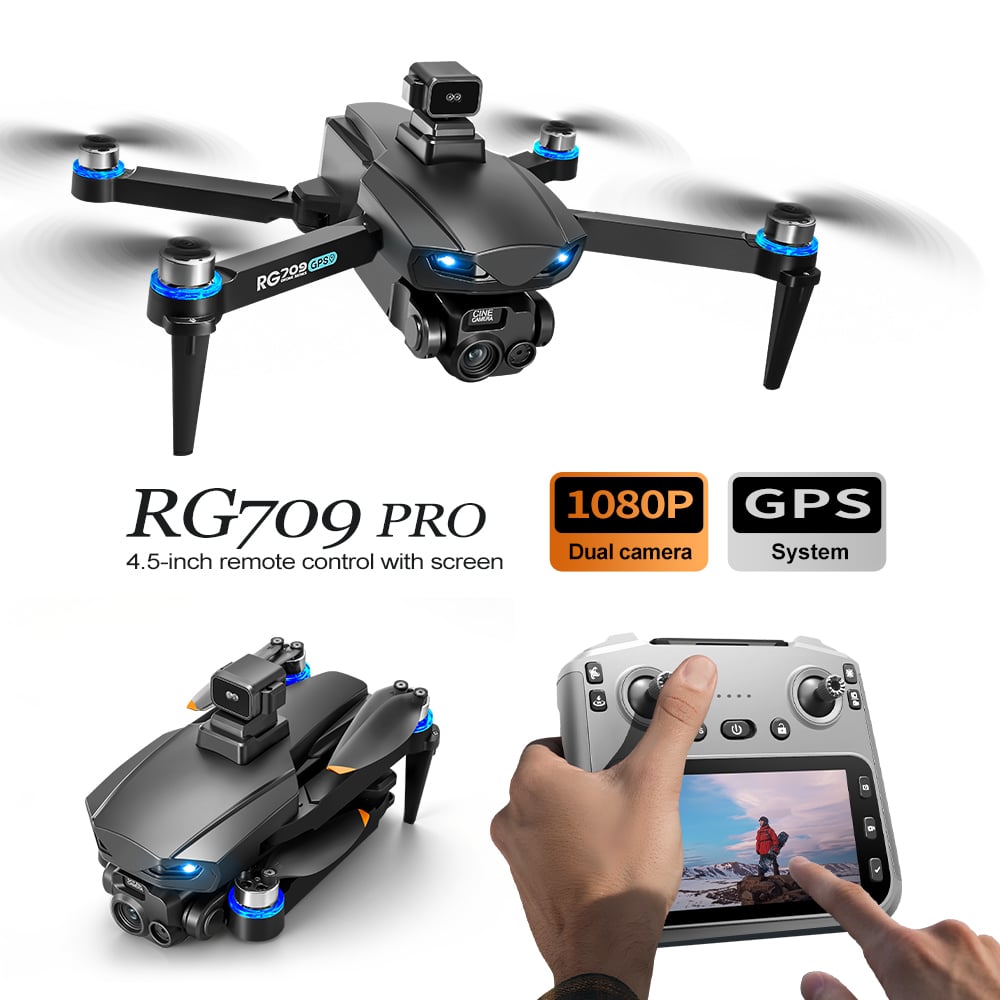 GPS Drone Professional 4K HD Quadcopter UAV RG709PRO - 画像 (7)