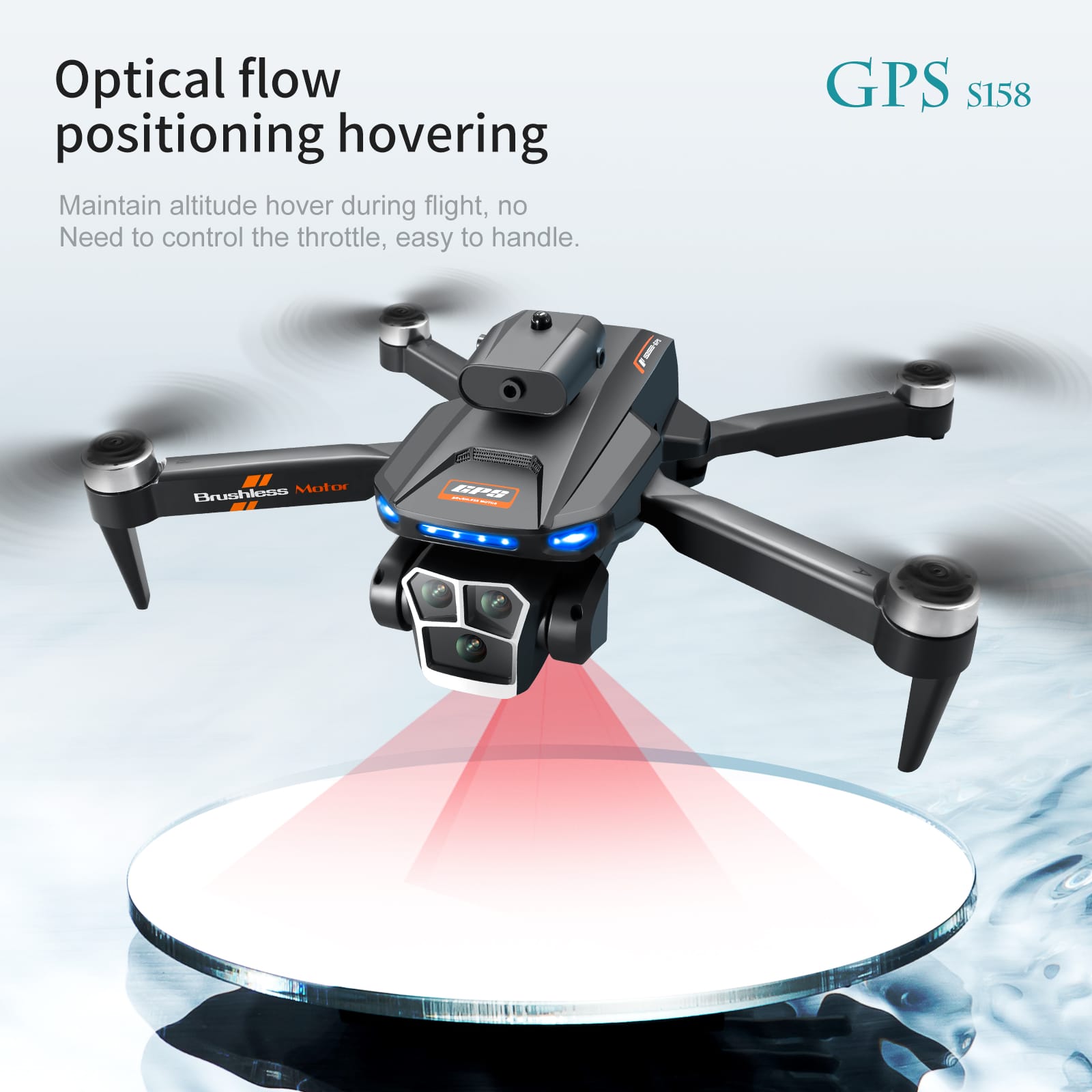 GPS Drone RC Screen 4k HD Camera UAV S158MAX - 画像 (8)