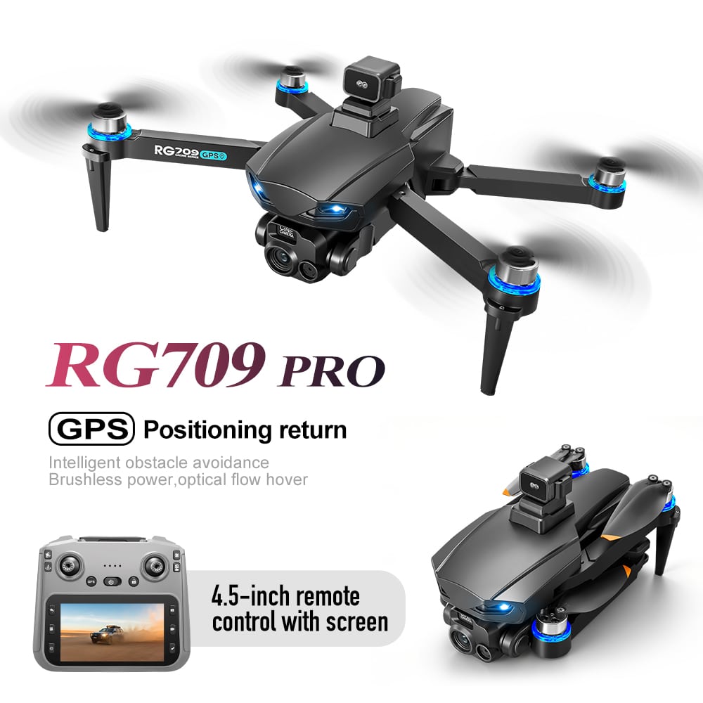 GPS Drone Professional 4K HD Quadcopter UAV RG709PRO - 画像 (9)