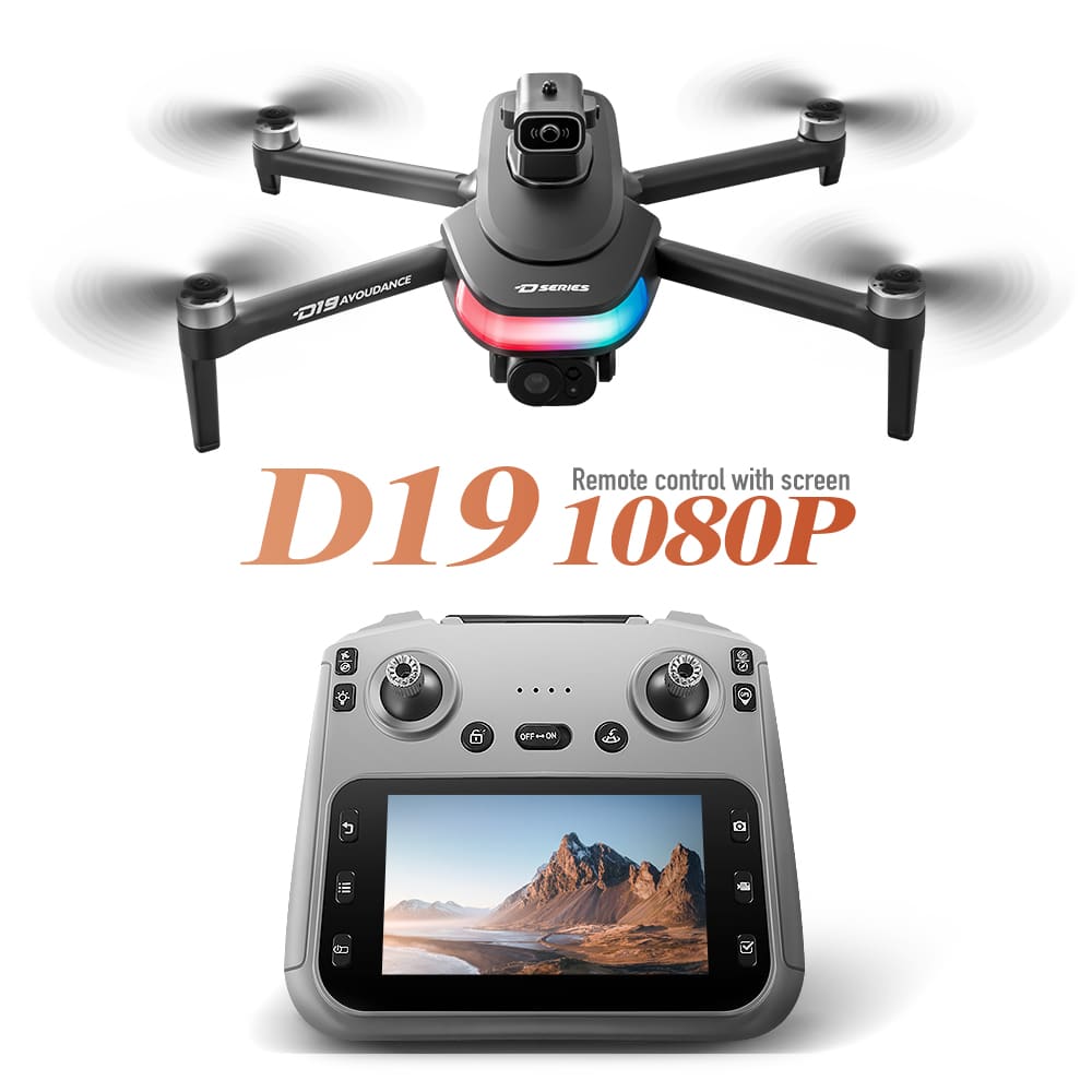 GPS Drone Cool Lights 4K HD Camera Quadcopter D19 - 画像 (9)