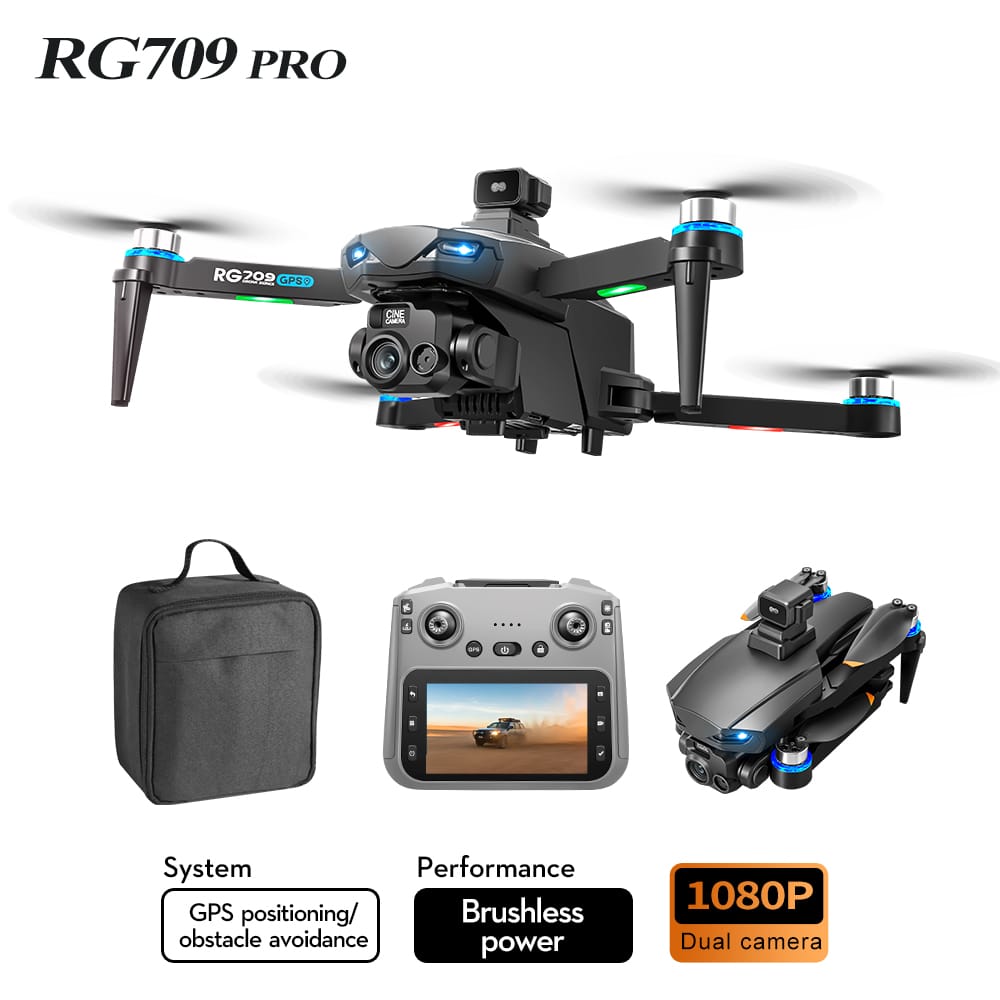 GPS Drone Professional 4K HD Quadcopter UAV RG709PRO - 画像 (10)
