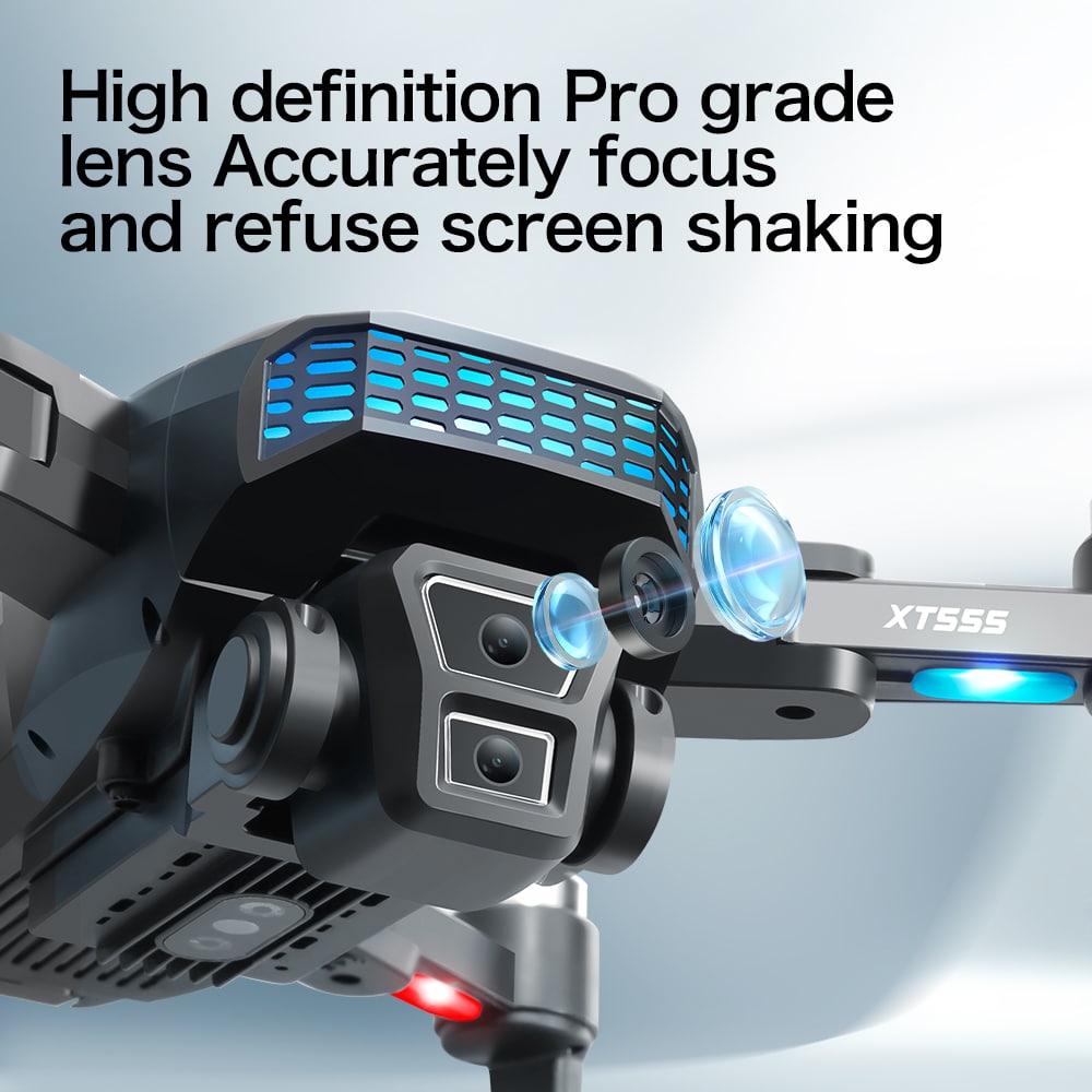 GPS Drone RC Screen Cool Lights Quadcopter XT555 - 画像 (21)