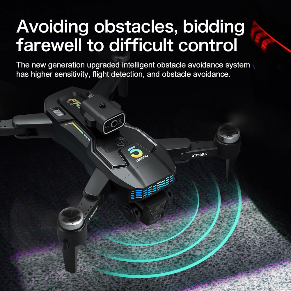 GPS Drone RC Screen Cool Lights Quadcopter XT555 - 画像 (18)