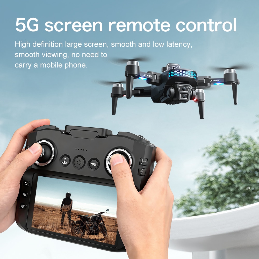 GPS Drone RC Screen Cool Lights Quadcopter XT555 - 画像 (15)