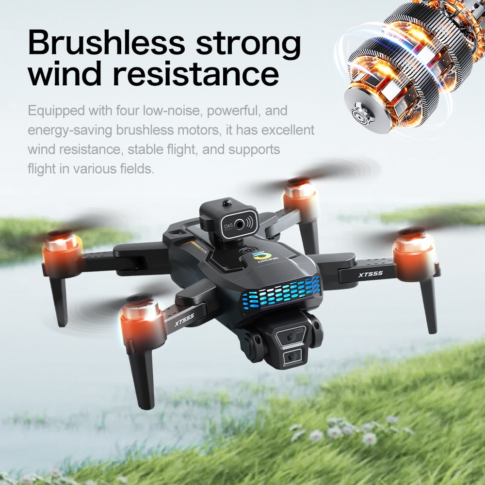 GPS Drone RC Screen Cool Lights Quadcopter XT555 - 画像 (14)
