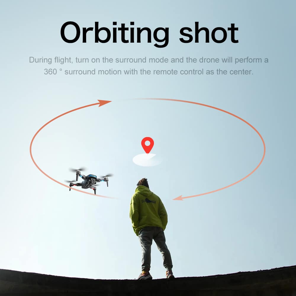 GPS Drone RC Screen Cool Lights Quadcopter XT555 - 画像 (8)