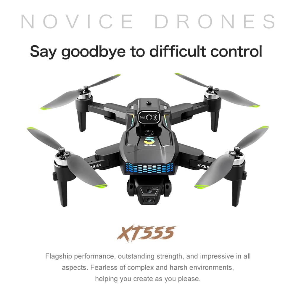 GPS Drone RC Screen Cool Lights Quadcopter XT555 - 画像 (26)