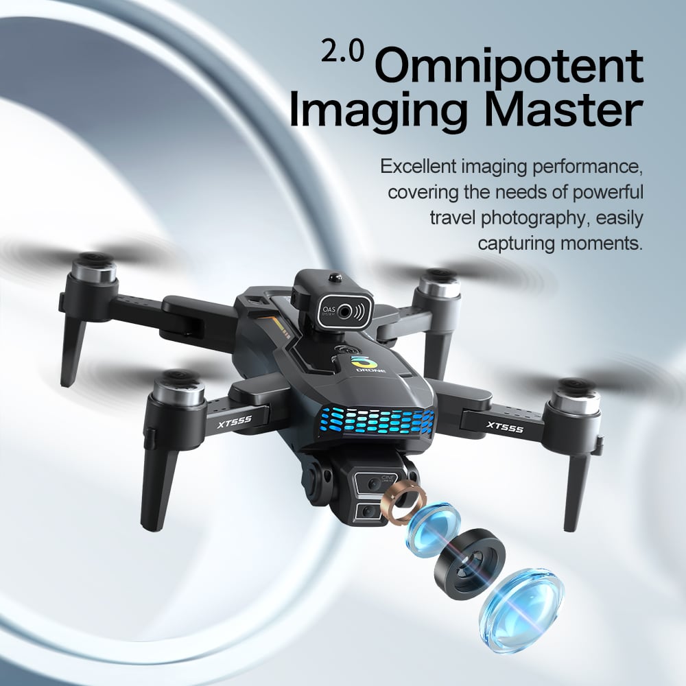 GPS Drone RC Screen Cool Lights Quadcopter XT555 - 画像 (23)